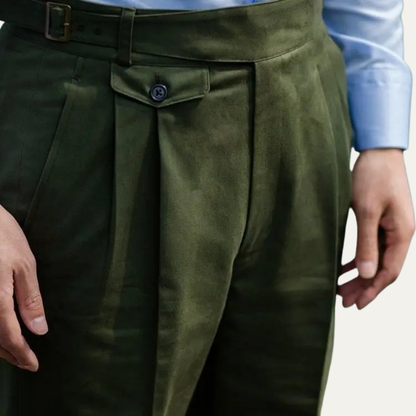 Men's Casual Business Trousers Loose Fit