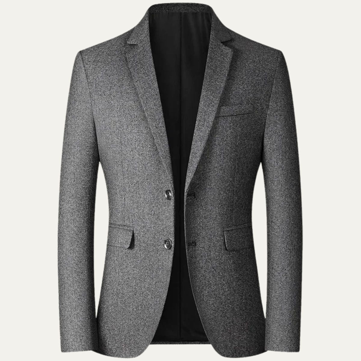 Men's Slim Fit Blazer Suit Turn Down Collar Navy
