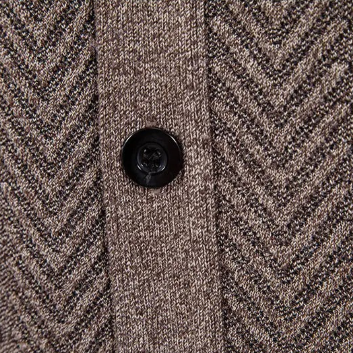 Men's Casual Cardigan Knit Button Up With Pockets
