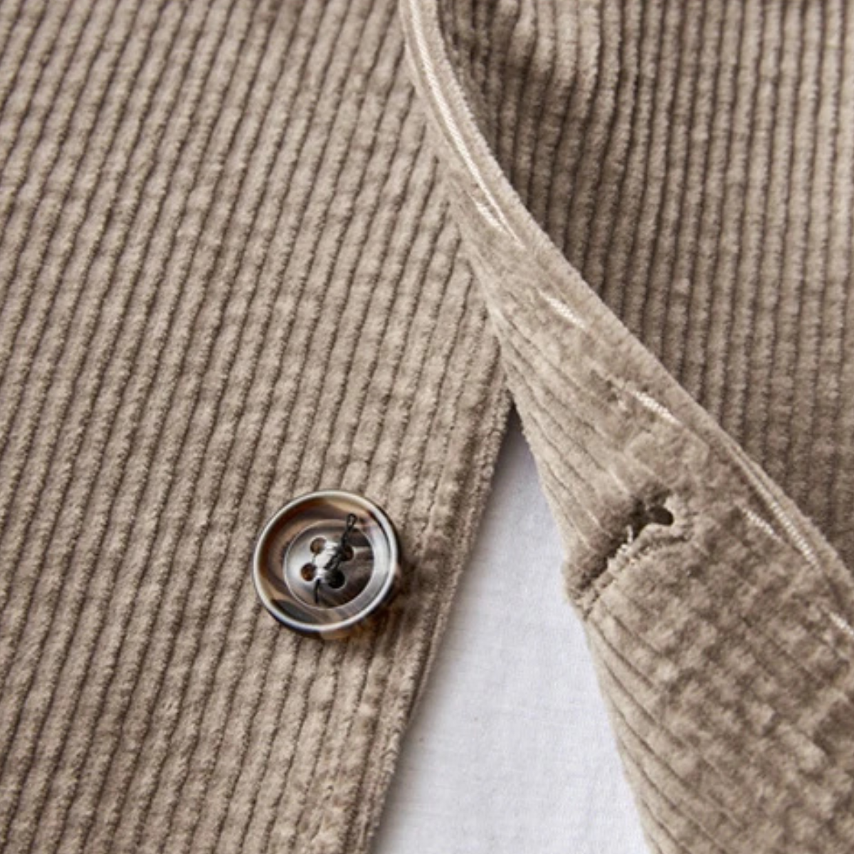 Men's Slim Fit Corduroy Blazer Jacket