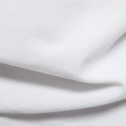 Men's Cotton Polo Shirt Classic White