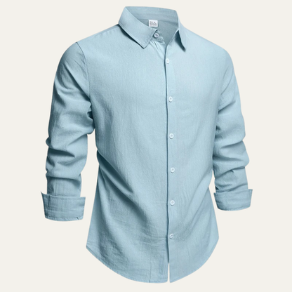 Men's Linen Cotton Business Shirt