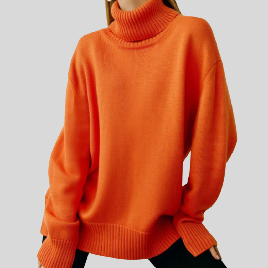Women's Rollneck Sweater Cold-Weather