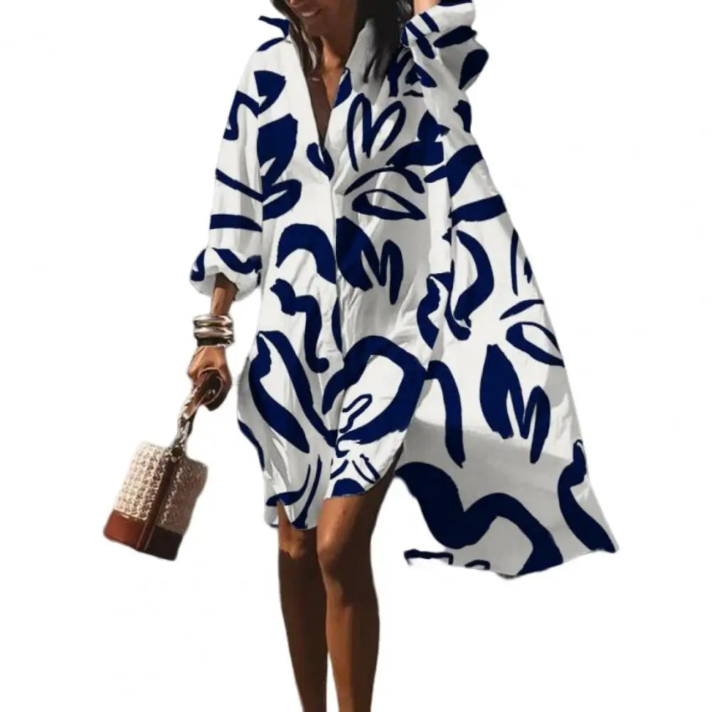 Women's Summer Maxi Dress Boho Print