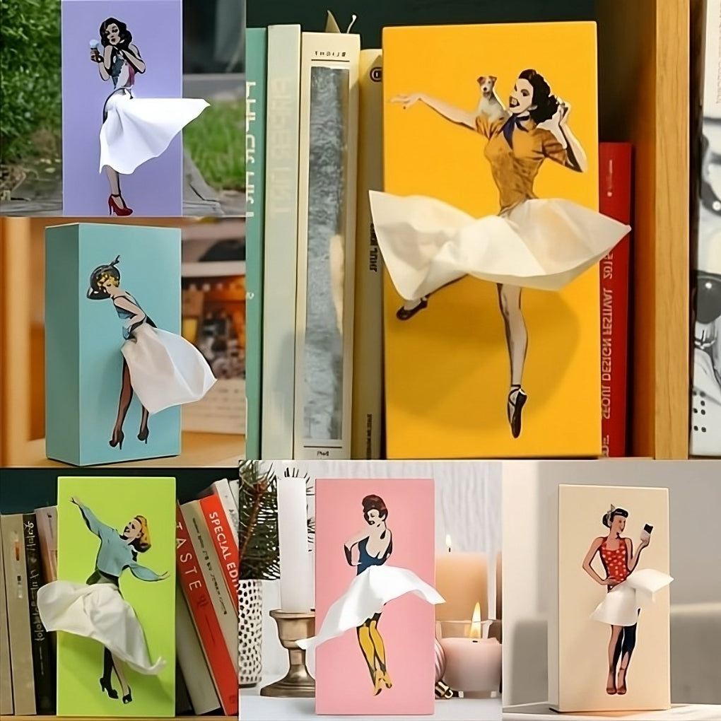 Decorative Tissue Box Cover Skirt Design - Vonnera