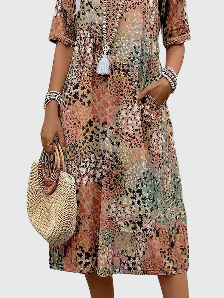 Bella Women's Floral Midi Dress