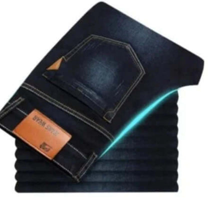 Men's Straight Leg Jeans Durable Denim - Vonnera
