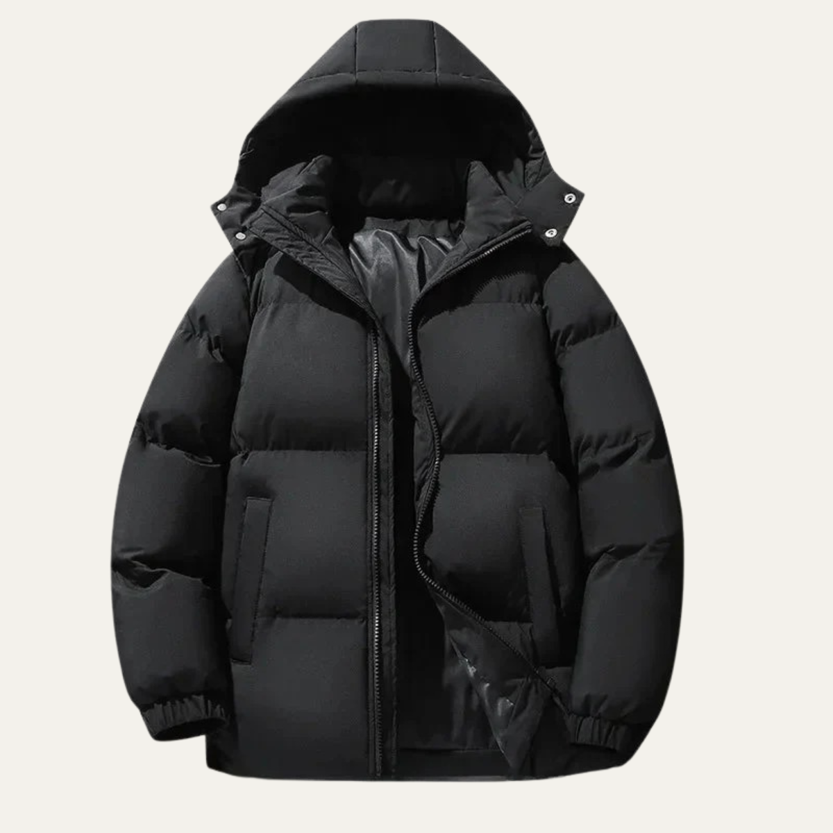 Men's Insulated Hooded Puffer Jacket Warm - Vonnera