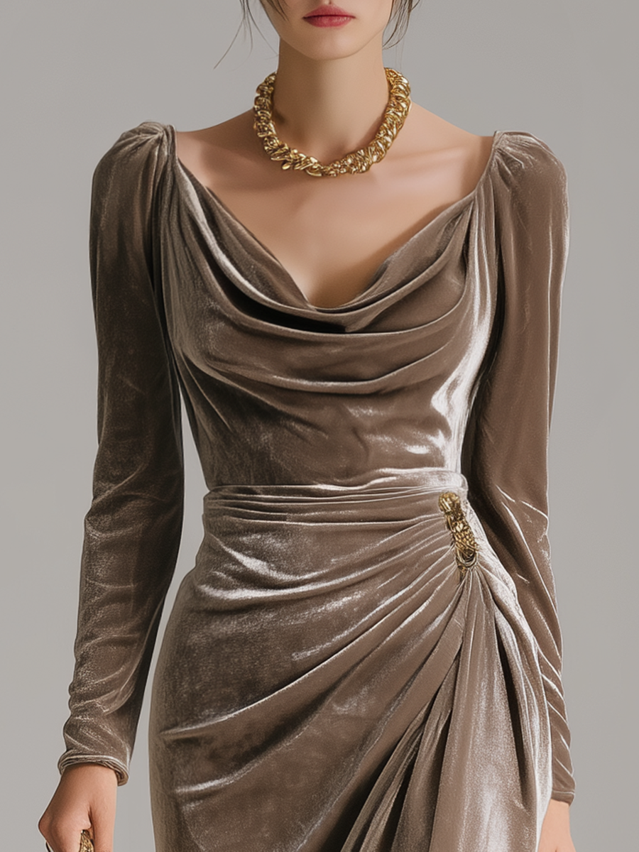 Salma™ | Elegant Midi Dress