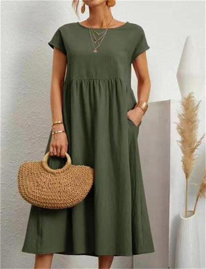 Sylvia Women's Relaxed Fit Midi Dress