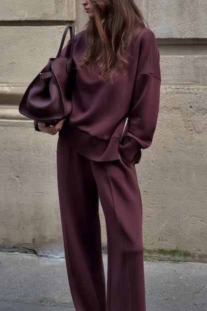 Women's Knit Turtle Neck Co-ord Set - Vonnera