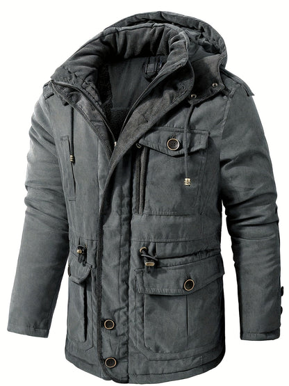 Men's Thick Padded Winter Jacket Outdoor Sports