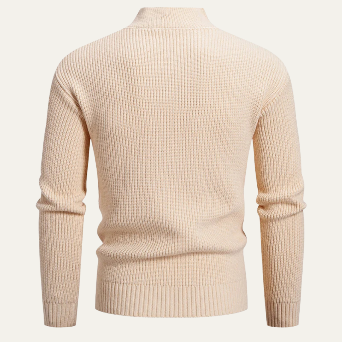 Men's Knitted Sweater Stand Collar Buttons