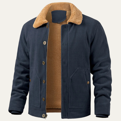 Men's Corduroy Sherpa Jacket Warm Winter