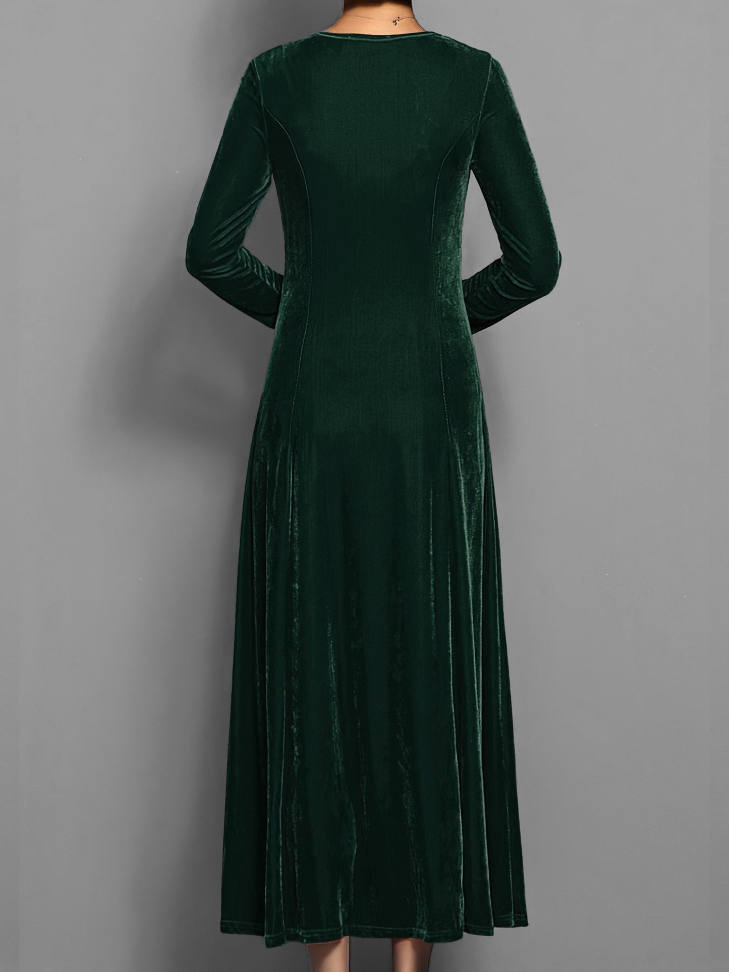 Women's Maxi Dress Flared Skirt