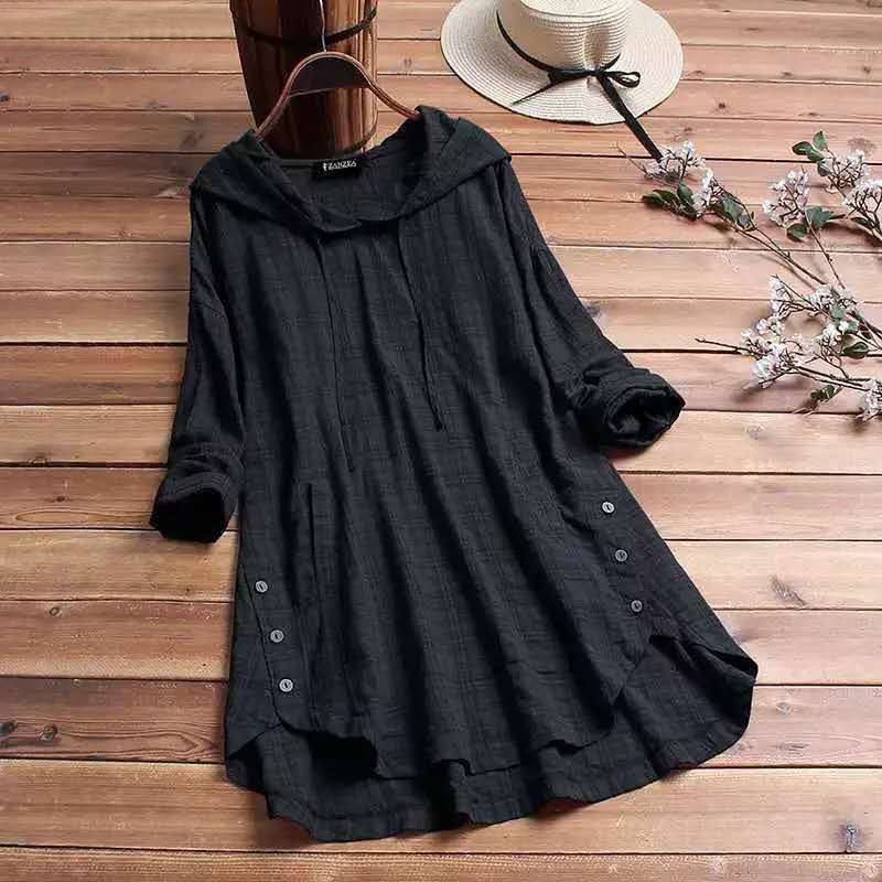 Amara™ | Plaid Comfort Hoodie Dress