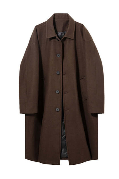 Men's Wool Overcoat Warm Classic
