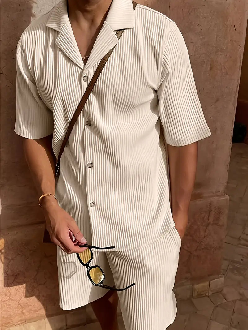 Linen Summer Set Casual Beige