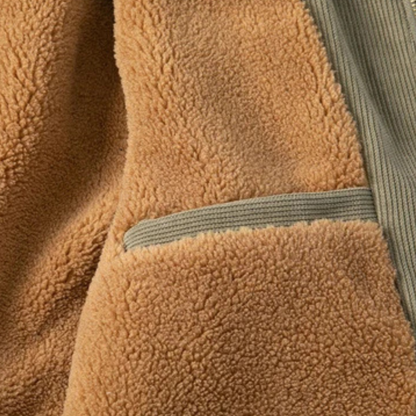 Men's Corduroy Sherpa Jacket Warm Winter