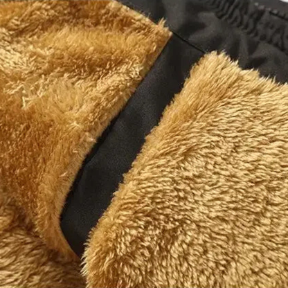 Men's Hooded Fur Parka Jacket