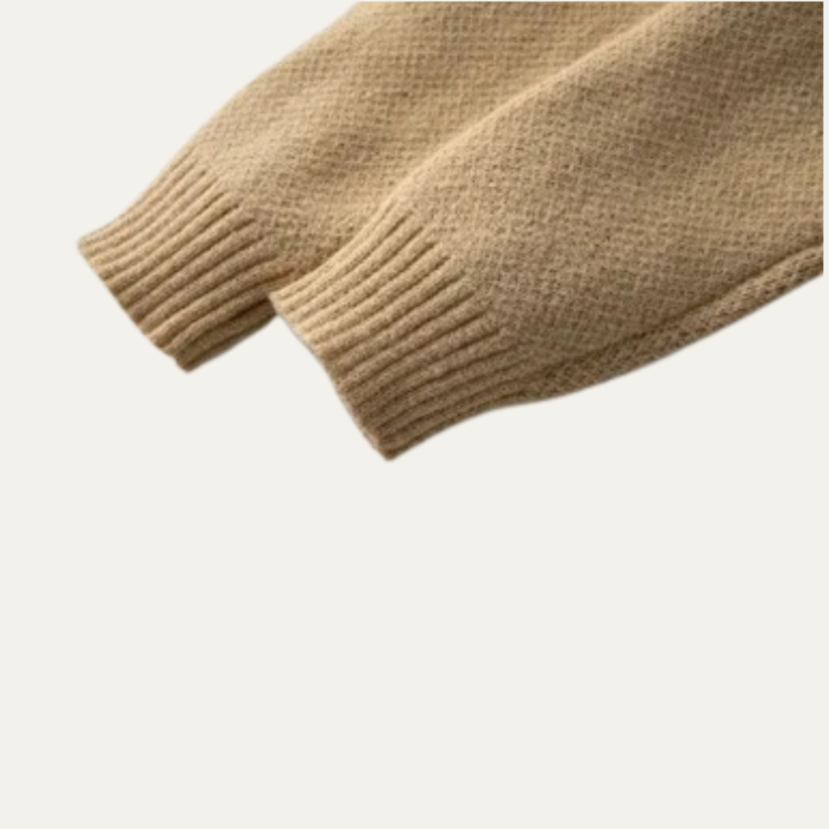 Men's Striped Knit Cardigan Retro Shawl Collar