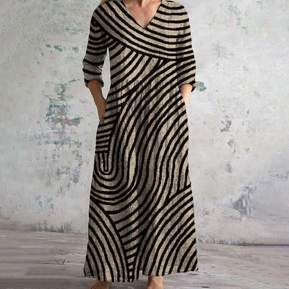 Women's Stripe Dress - Vonnera