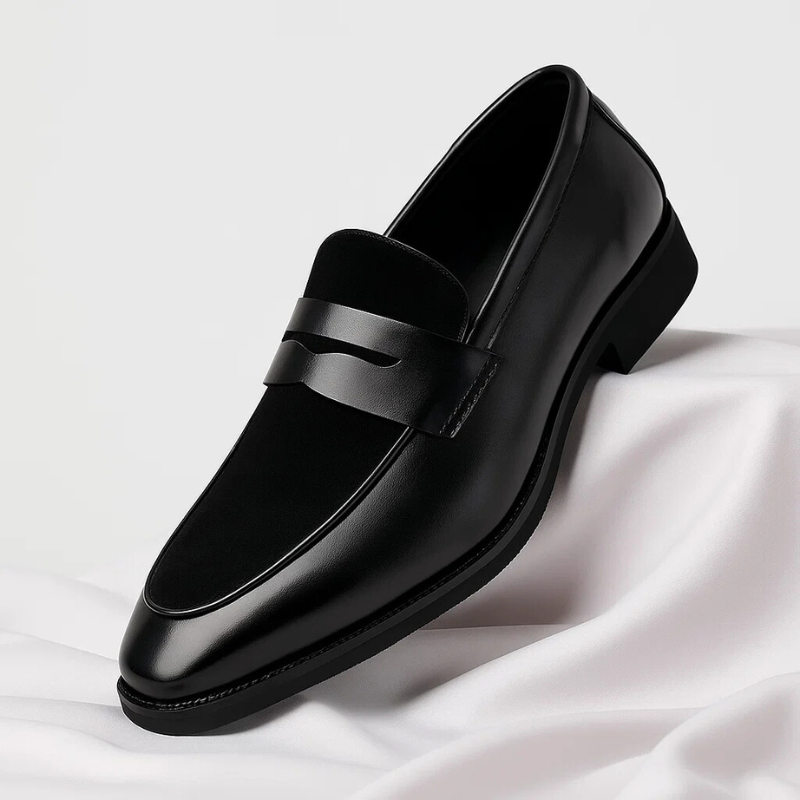 Italian Men's Penny Loafers Leather