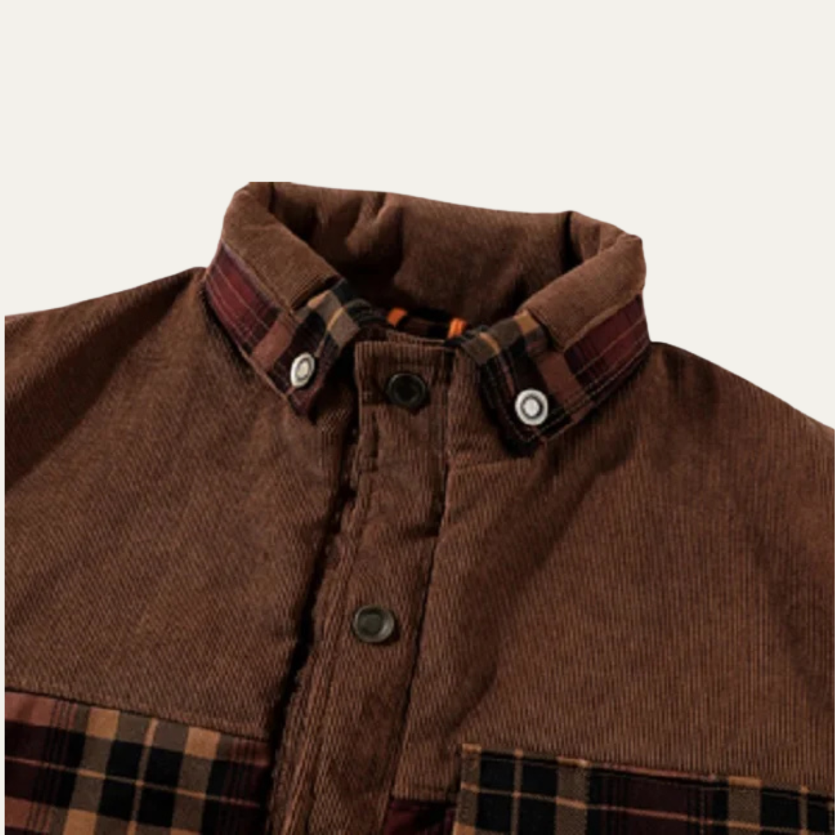 Men's Plaid Flannel Jacket Fleece Lined