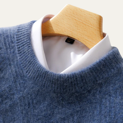 Men's Cashmere Sweater Warm Winter Beige