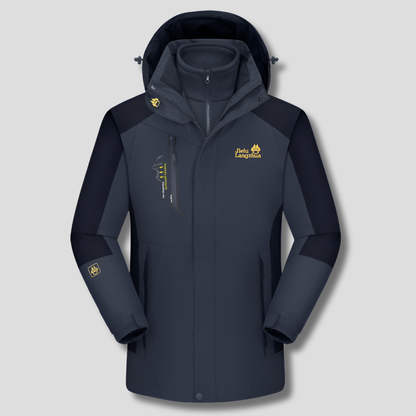 3-In-1 Waterproof Ski Jacket Winter Insulated