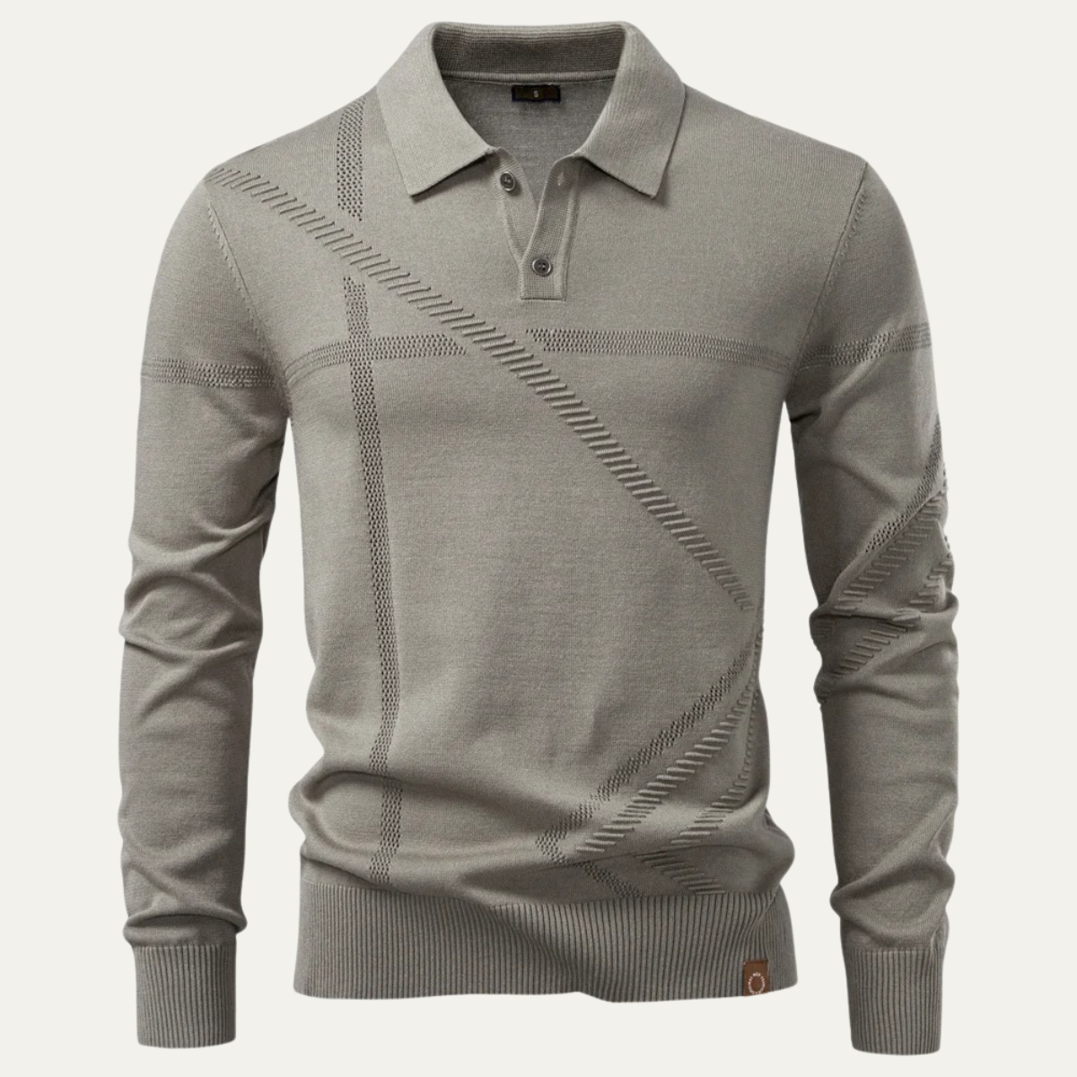 Men's Lightweight Knit Polo Sweater - Vonnera