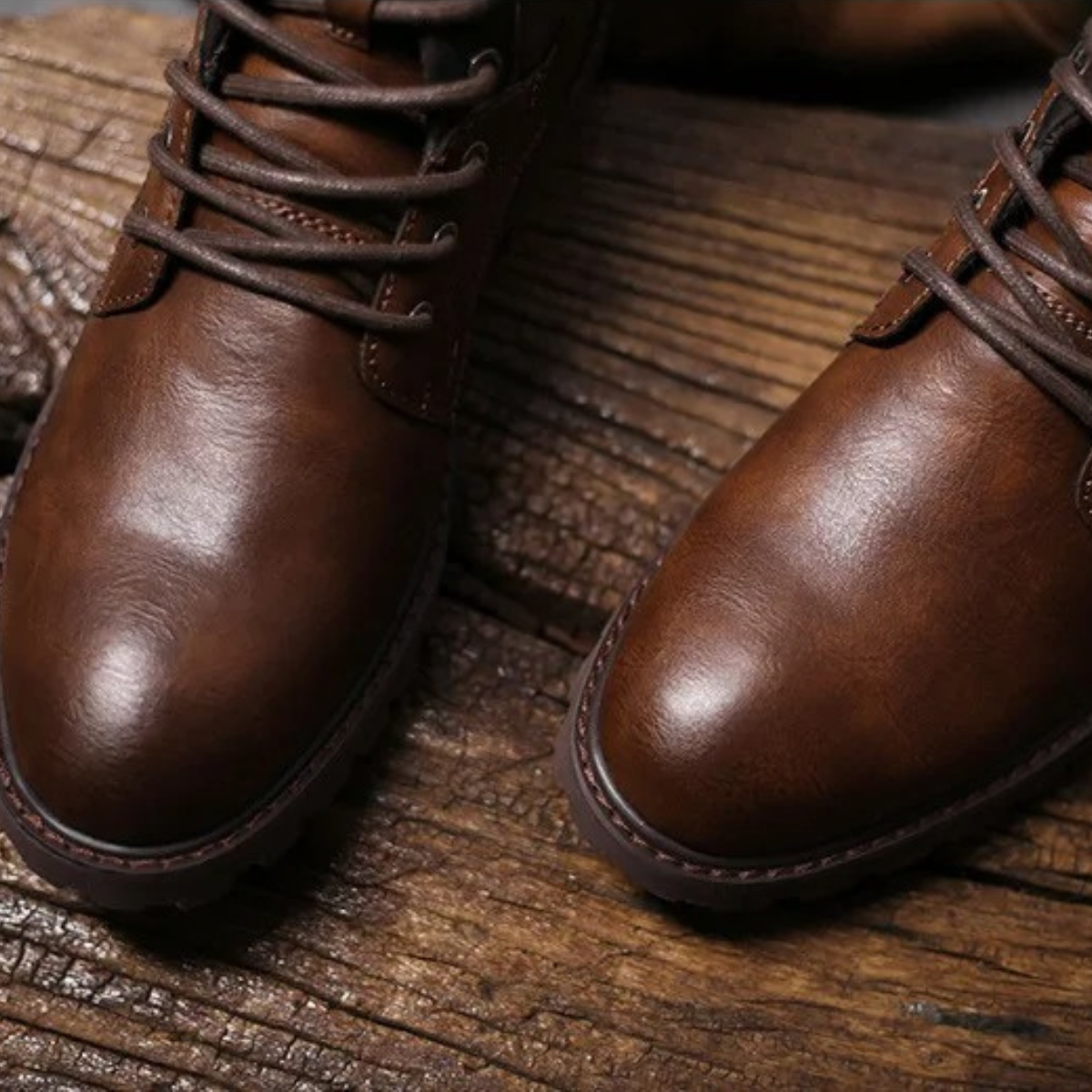 Men's Leather Combat Boots