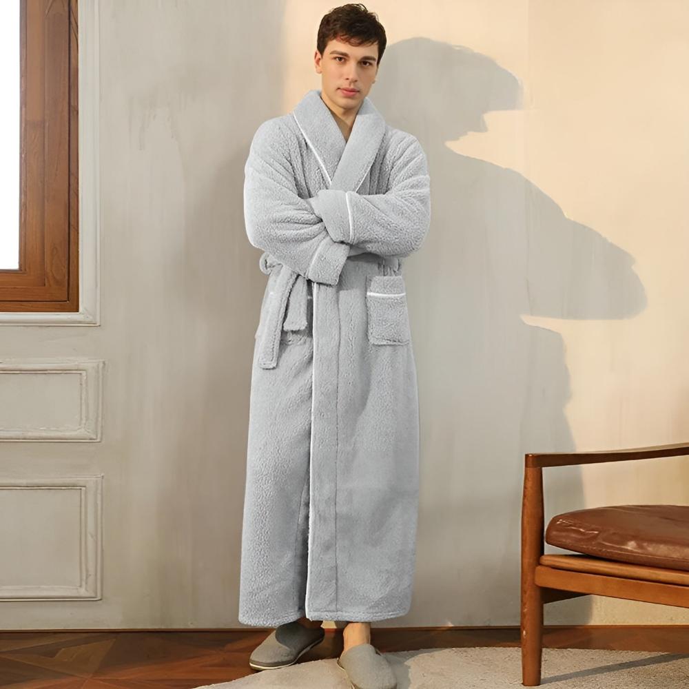 Luxe Fleece Bathrobe Soft Warm Comfortable