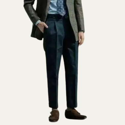 Men's Casual Business Trousers Loose Fit