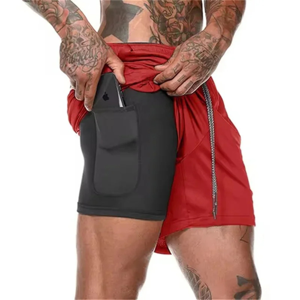 Men's 2-in-1 Sport Shorts Performance Comfort