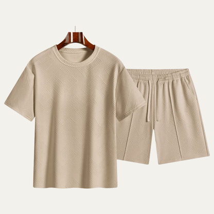 Men's Summer T Shirt And Shorts Set