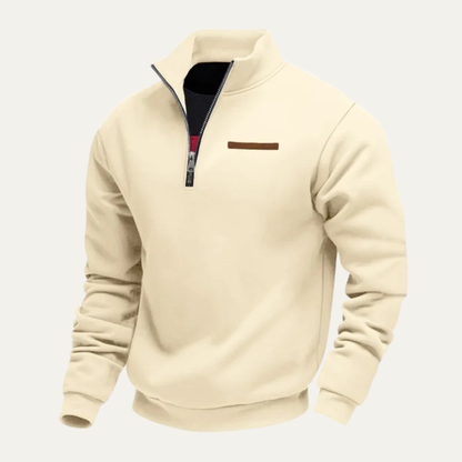 Wexley Men's Half Zip Sweater Warm Stand Collar
