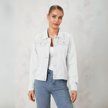 Women's Classic Denim Button Down Jacket