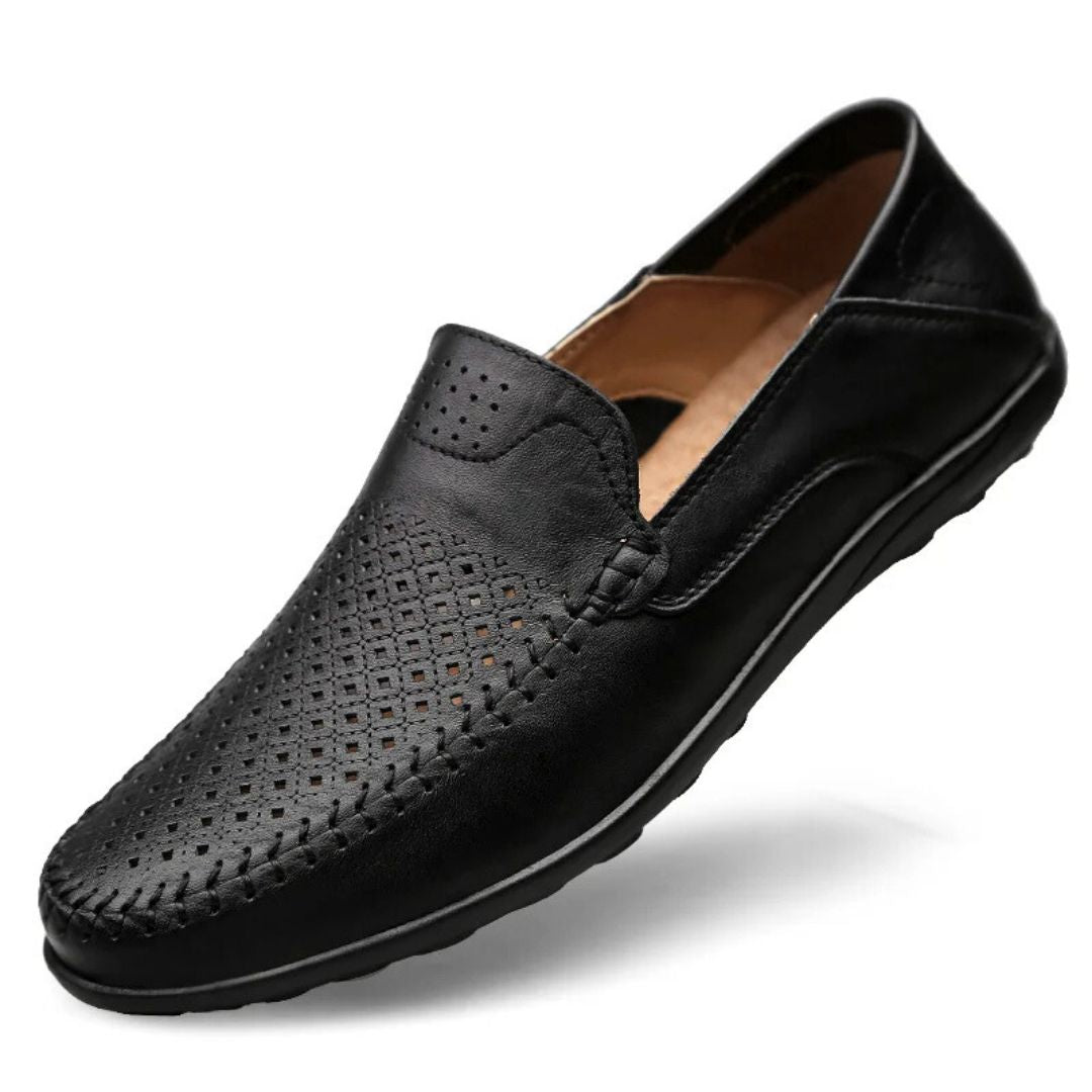 Genuine Leather Loafers Breathable - Vonnera