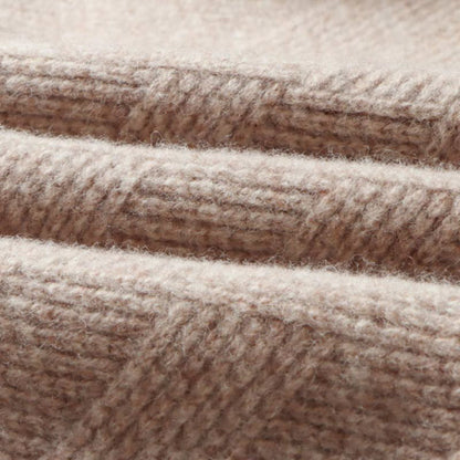 Giovanni Jacquard Cashmere Sweater