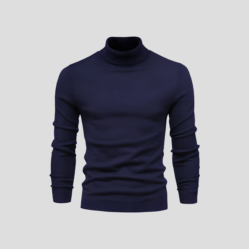 Men's Turtleneck Wool Sweater