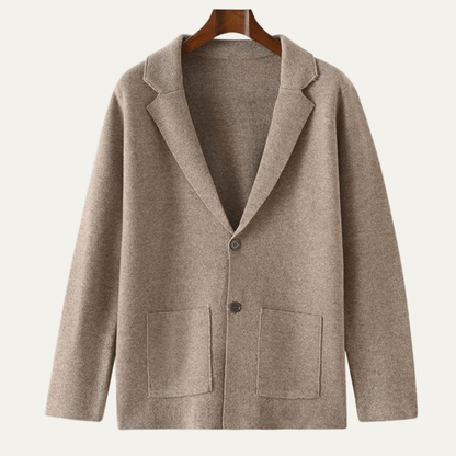 Men's Soft Wool Cardigan 100% Wool - Vonnera
