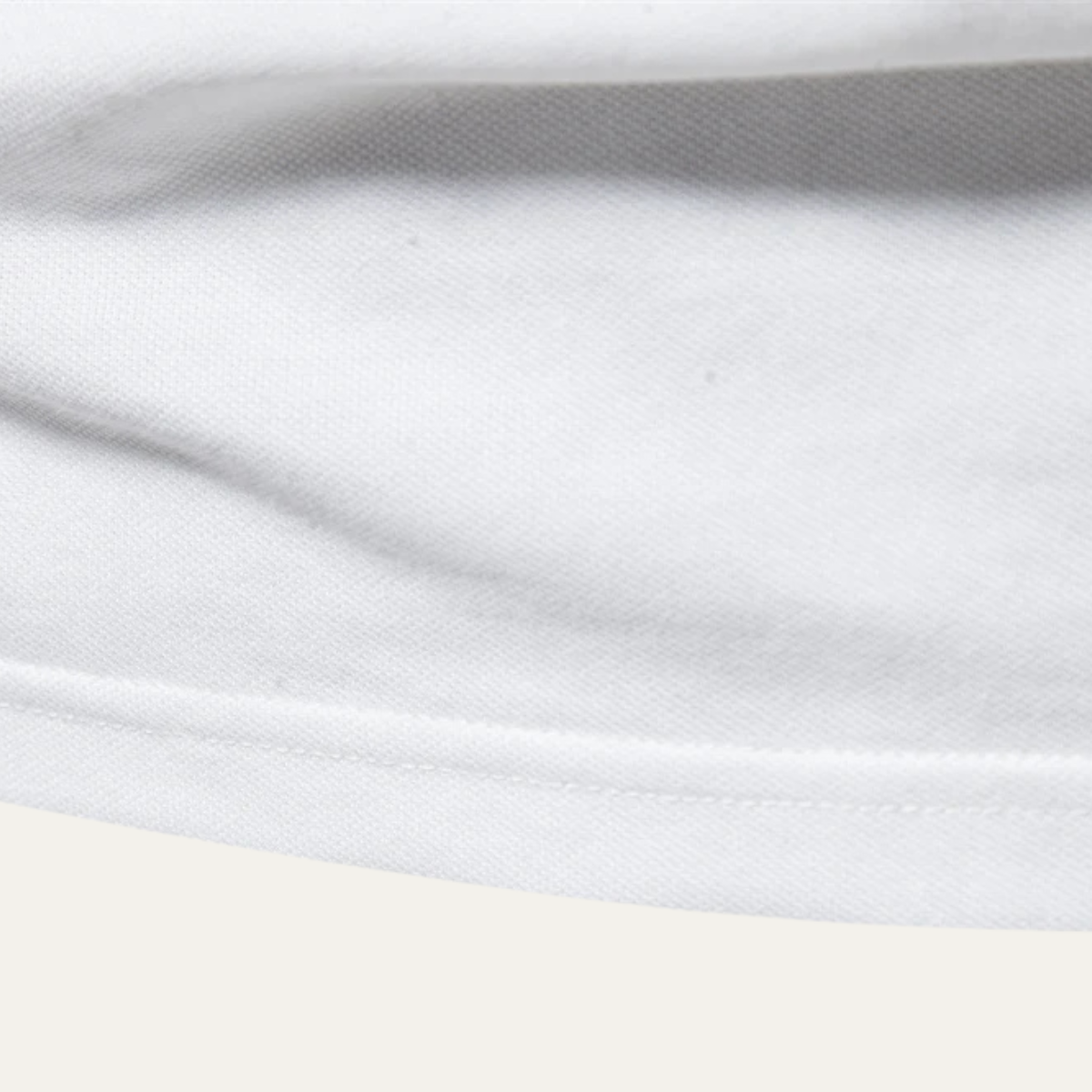 Men's Cotton Polo Shirt Classic White