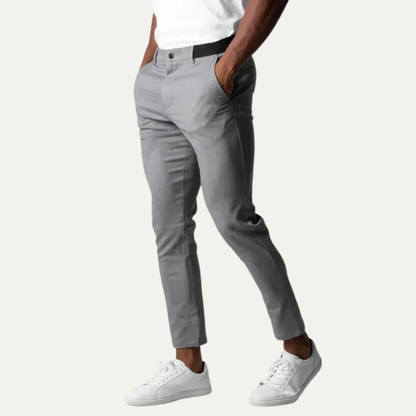 La Maddalena Men's Slim Fit Stretch Chino Pants
