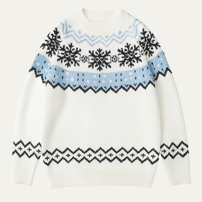 Men's Round Neck Knit Christmas Sweater - Vonnera