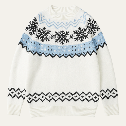 Men's Round Neck Knit Christmas Sweater - Vonnera