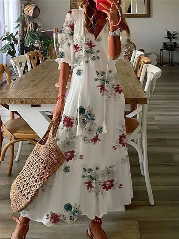 Riley Women's Floral Maxi Dress - Vonnera