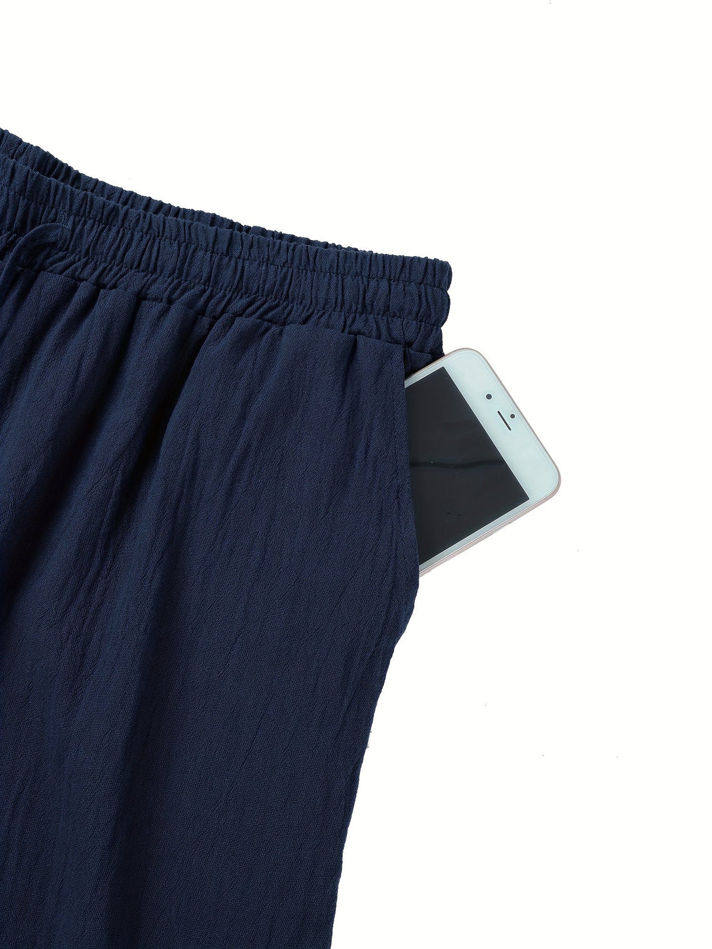 Men's Linen Trousers Breathable Beige