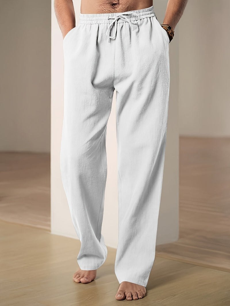 Men's Relaxed Fit Drawstring Pants - Vonnera
