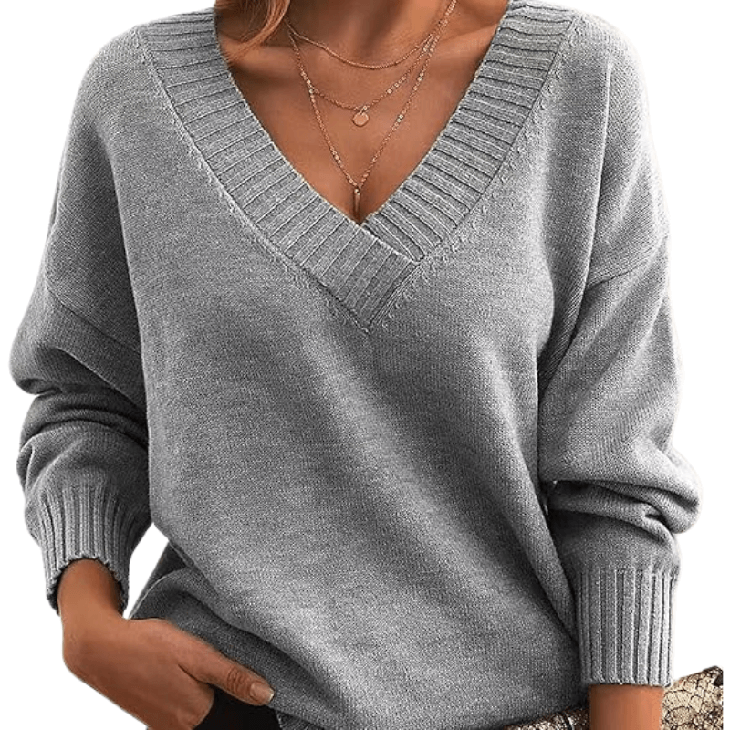 Women's Classic V-Neck Sweater